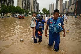 25 killed by central China flooding in worst rains since records began |  The Times of Israel